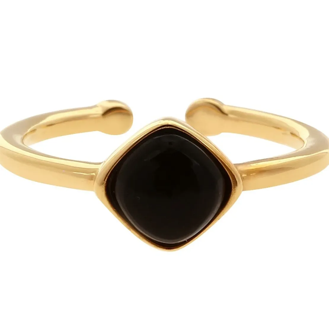 Kosma ParisBague Kosma Ella BRSL0438-OR - Métal Doré Jaune & Onyx Noir Femme