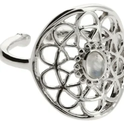 Kosma ParisBague Kosma Stella BRSL0436-SMOI - Métal Argenté & Pierre De Lune Femme