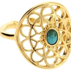 Kosma ParisBague Kosma Stella BRSL0436-OCTUBU - Métal Doré jaune & Turquoise Femme