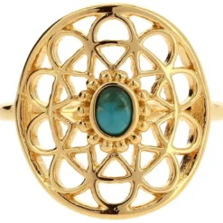Kosma ParisBague Kosma Stella BRSL0436-OCTUBU - Métal Doré jaune & Turquoise Femme