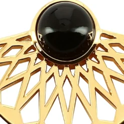 Kosma ParisBoucles d'oreilles Kosma Paris - Collection Mia Doré & Onyx Noir