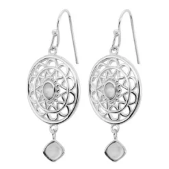Kosma ParisBoucles d'oreilles Kosma Paris - Collection Stella Argenté & Pierre De Lune