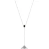 Kosma ParisCollier et pendentif Kosma Arielle BNS08197-ARGENT - Métal Argenté & Onyx Noir Femme