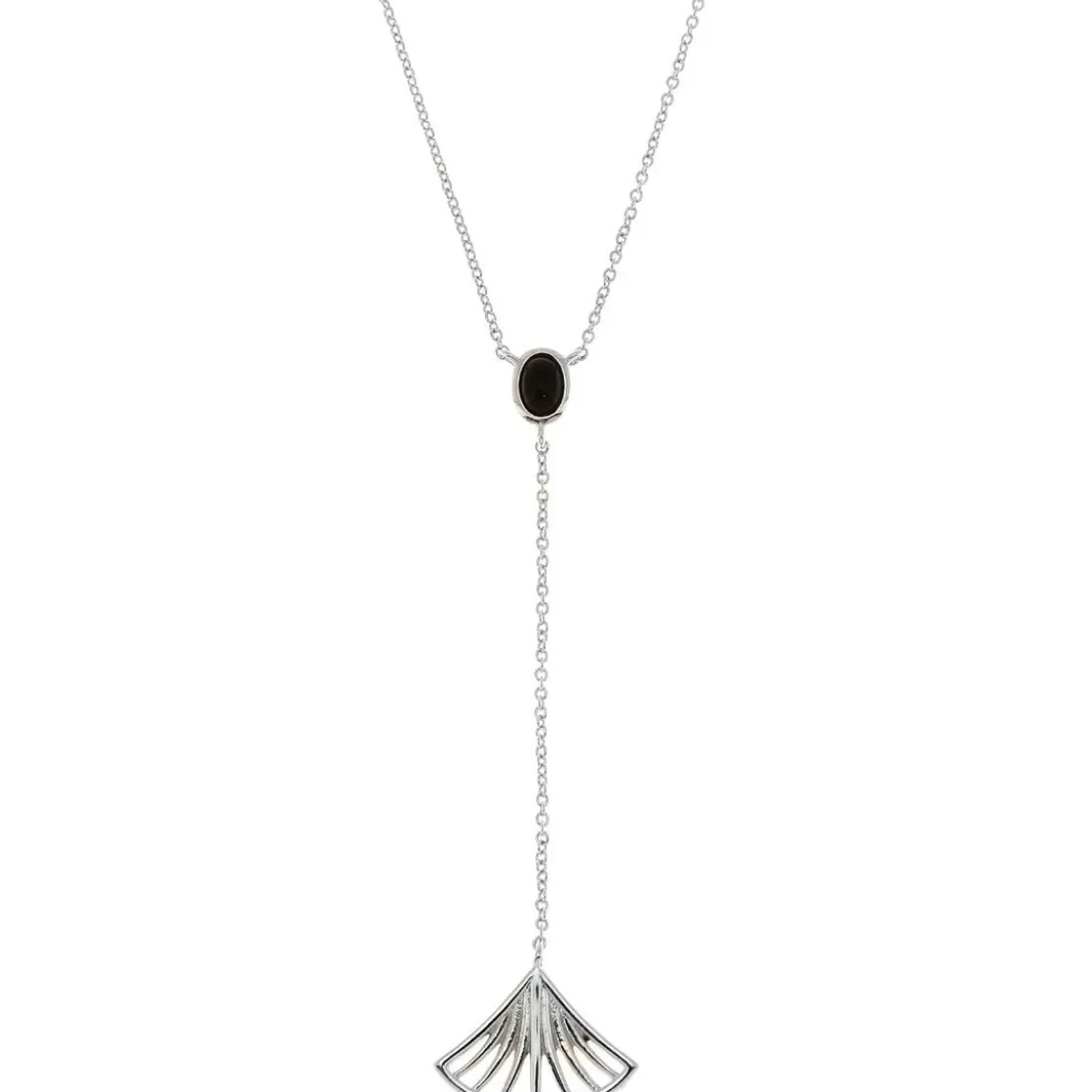 Kosma ParisCollier et pendentif Kosma Arielle BNS08197-ARGENT - Métal Argenté & Onyx Noir Femme