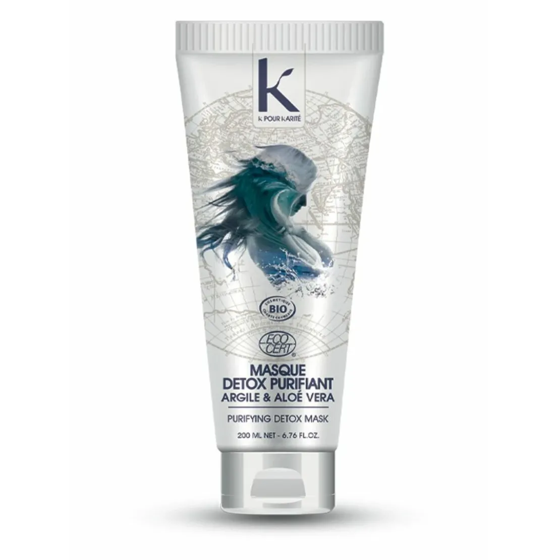 K pour KariteMasque Détox Bio - Purifiant Cheveux et Cuir Chevelu