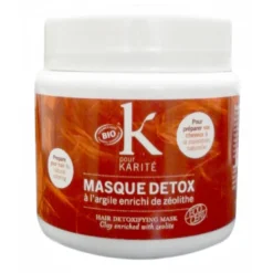 K pour KariteMasque Détoxifiant Bio Argile - Cuir Chevelu Gras Ou Avant Coloration300g