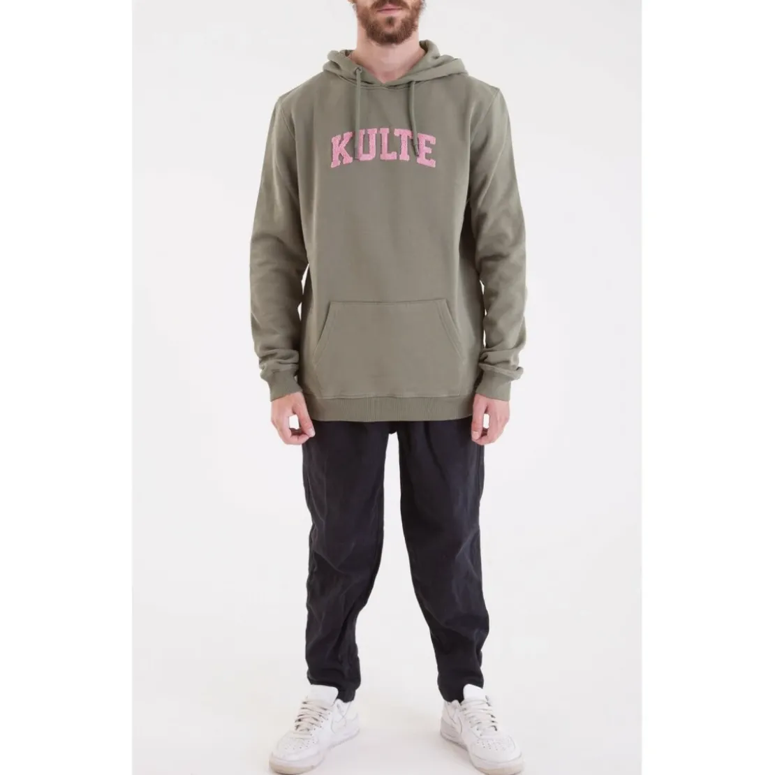 KulteSweatshirt CORPO ATHLETIC - Kakien coton