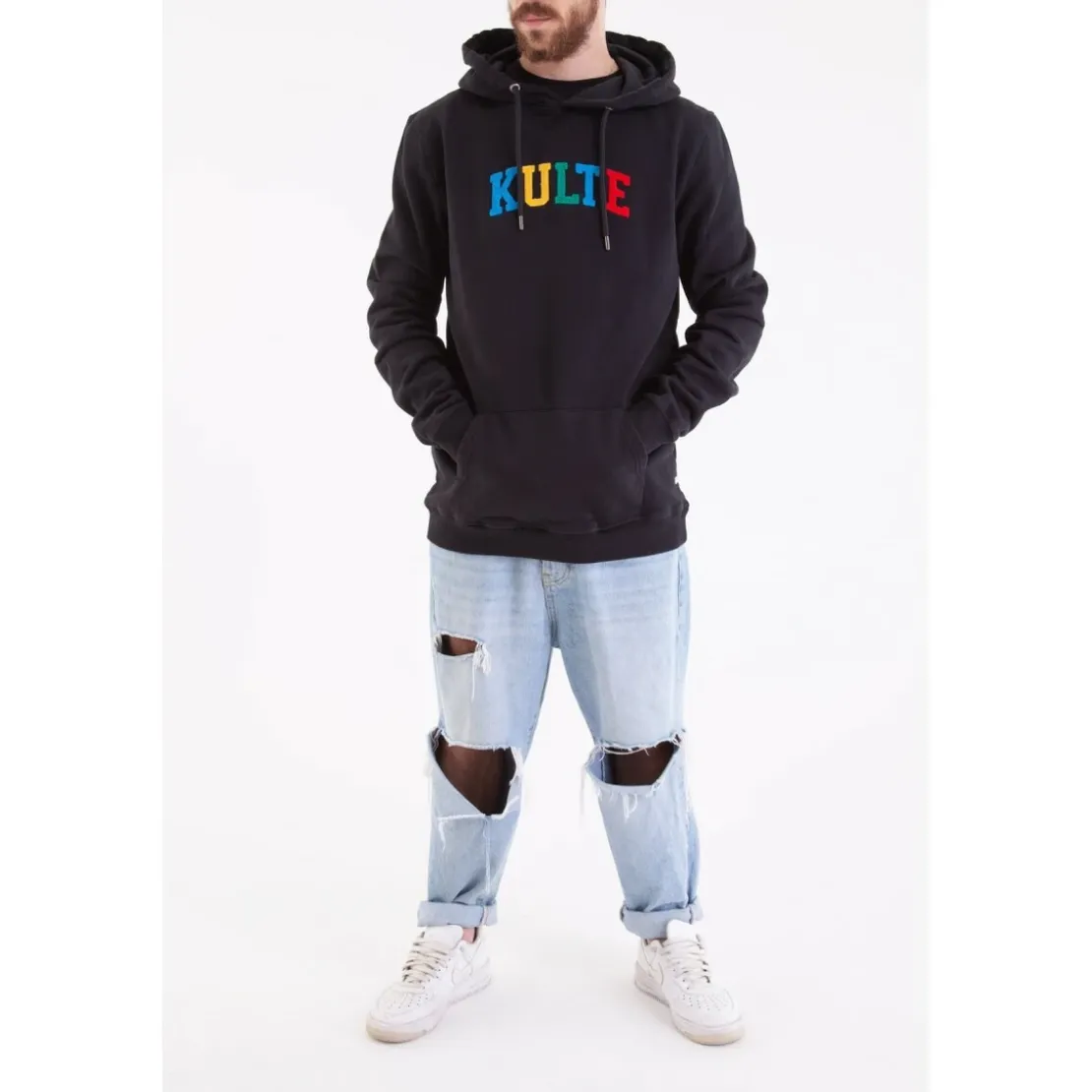 KulteSweatshirt CORPO ATHLETIC - Noiren coton