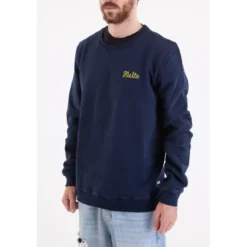 KulteSweatshirt CORPO SCRIPT - Bleu marineen coton