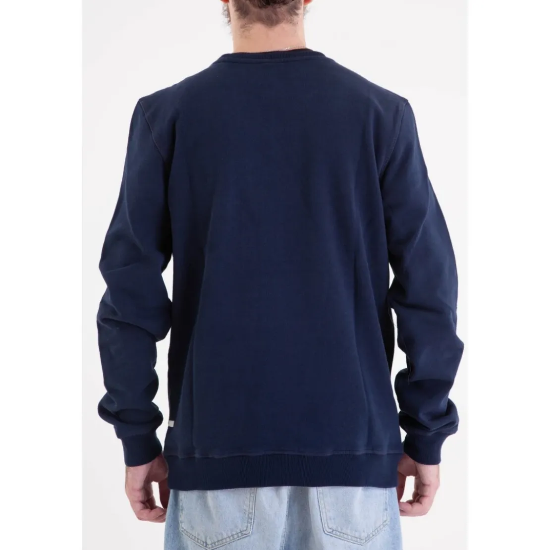 KulteSweatshirt CORPO SCRIPT - Bleu marineen coton
