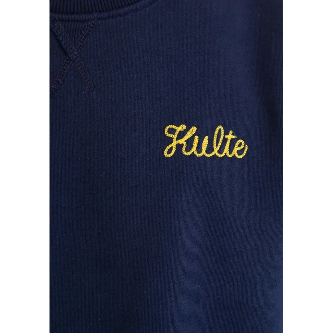 KulteSweatshirt CORPO SCRIPT - Bleu marineen coton