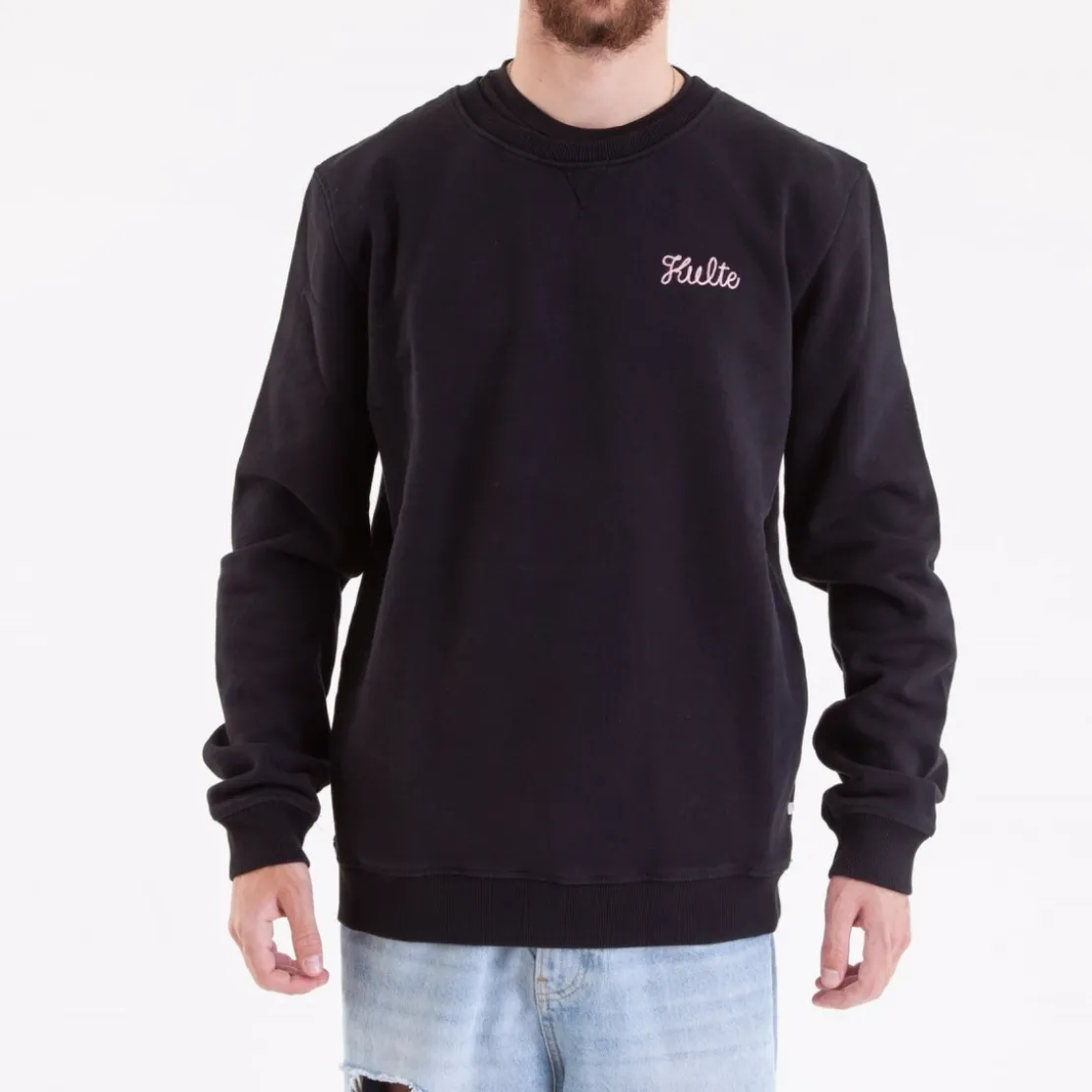 KulteSweatshirt CORPO SCRIPT - Noiren coton