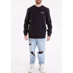 KulteSweatshirt CORPO SCRIPT - Noiren coton