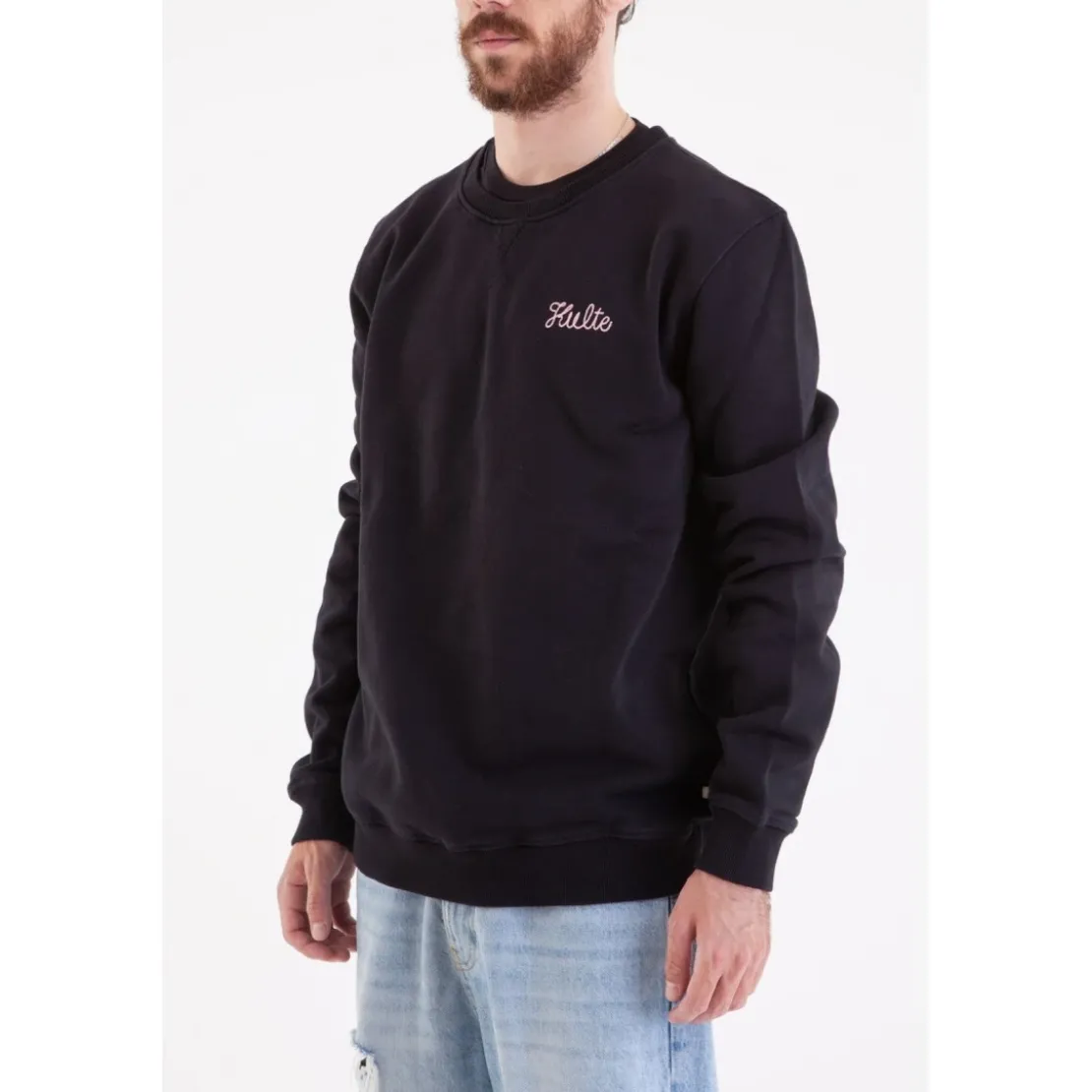 KulteSweatshirt CORPO SCRIPT - Noiren coton