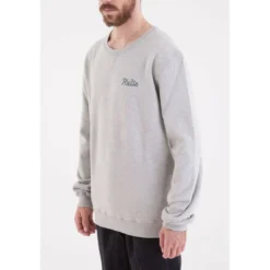 KulteSweatshirt CORPO SCRIPT - Grisen coton