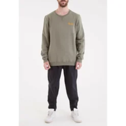 KulteSweatshirt CORPO SCRIPT - Kakien coton