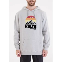 KulteSweatshirt Homme NAGANO gris en coton