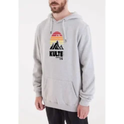 KulteSweatshirt Homme NAGANO gris en coton