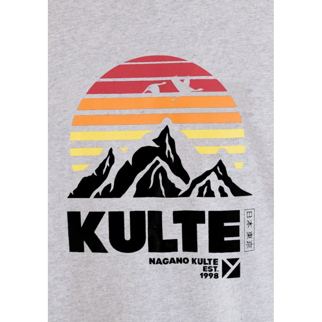 KulteSweatshirt Homme NAGANO gris en coton