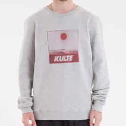KulteSweatshirt SUNSET - Gris en coton