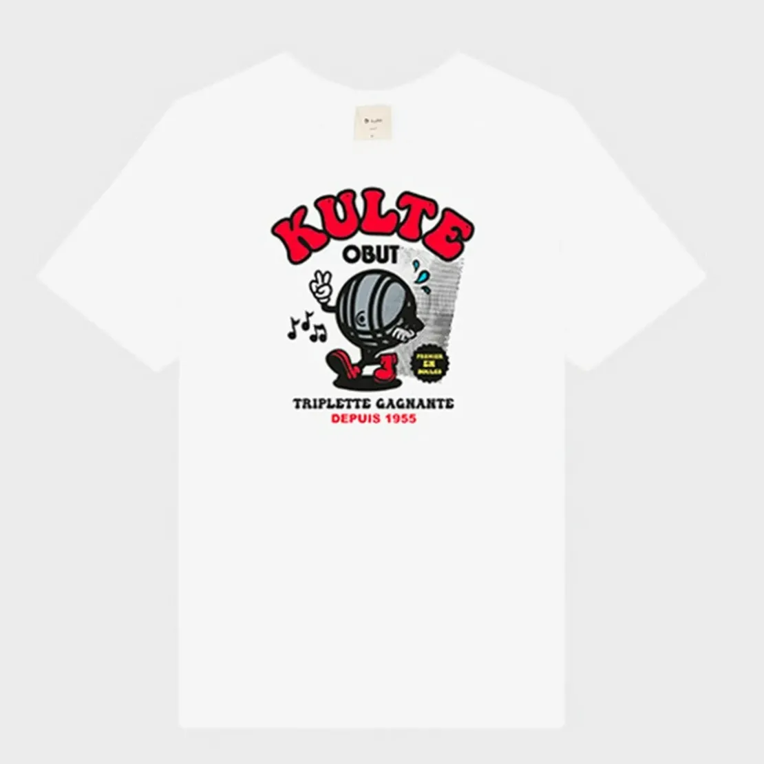 KulteTee-shirt Blanc TRIPLETTE en coton