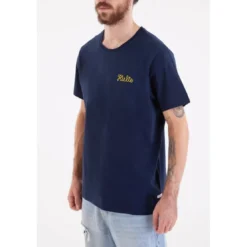 KulteTee-shirt CORPO SCRIPT - Bleu marineen coton