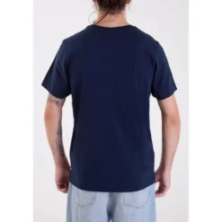 KulteTee-shirt CORPO SCRIPT - Bleu marineen coton