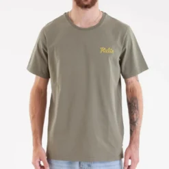 KulteTee-shirt CORPO SCRIPT - Kakien coton