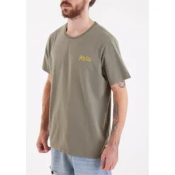 KulteTee-shirt CORPO SCRIPT - Kakien coton