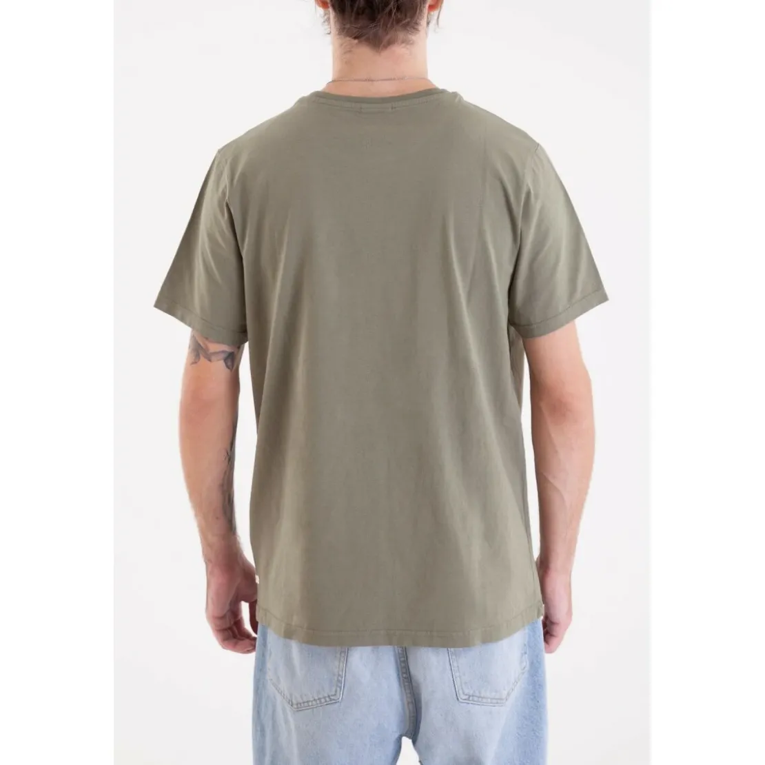 KulteTee-shirt CORPO SCRIPT - Kakien coton