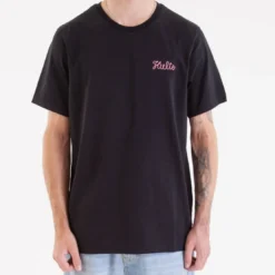 KulteTee-shirt CORPO SCRIPT - Noiren coton