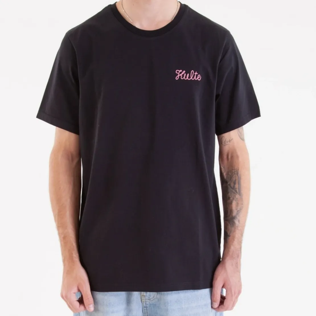 KulteTee-shirt CORPO SCRIPT - Noiren coton