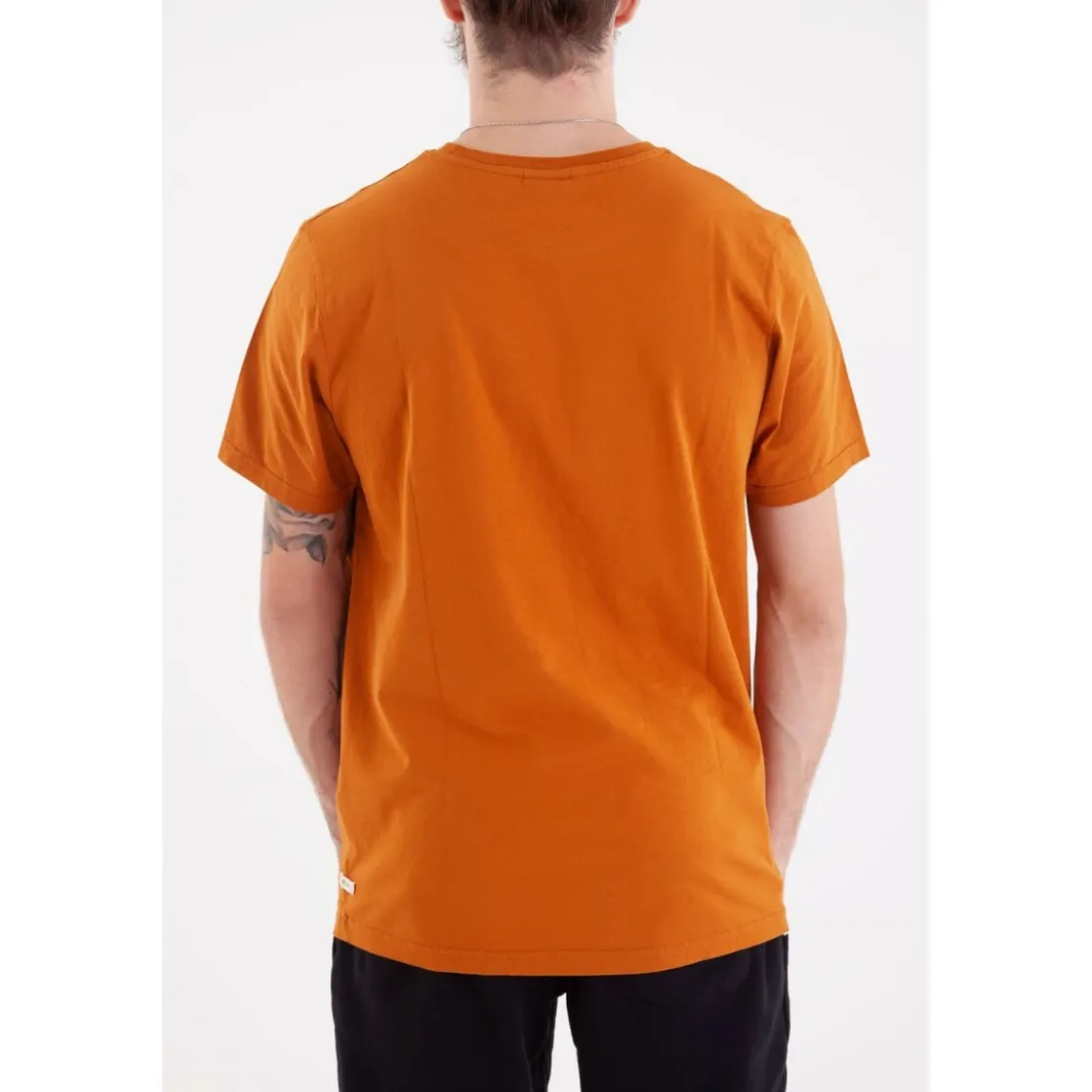 KulteTee-shirt CORPO SCRIPT - Ocre en coton
