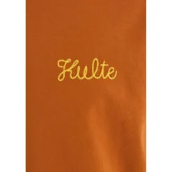 KulteTee-shirt CORPO SCRIPT - Ocre en coton