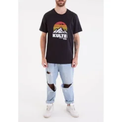 KulteTee-shirt NAGANO - Noir en coton