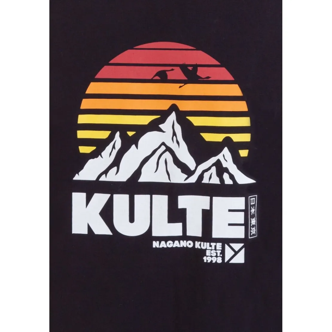 KulteTee-shirt NAGANO - Noir en coton