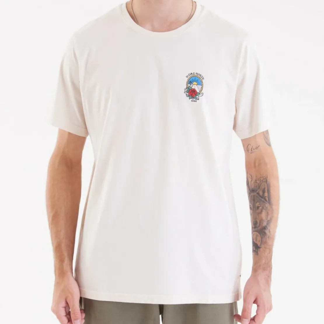 KulteTee-shirt ROAD KULTE - Blancen coton