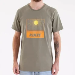 KulteTee-shirt SUNSET - Kakien coton