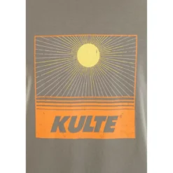 KulteTee-shirt SUNSET - Kakien coton