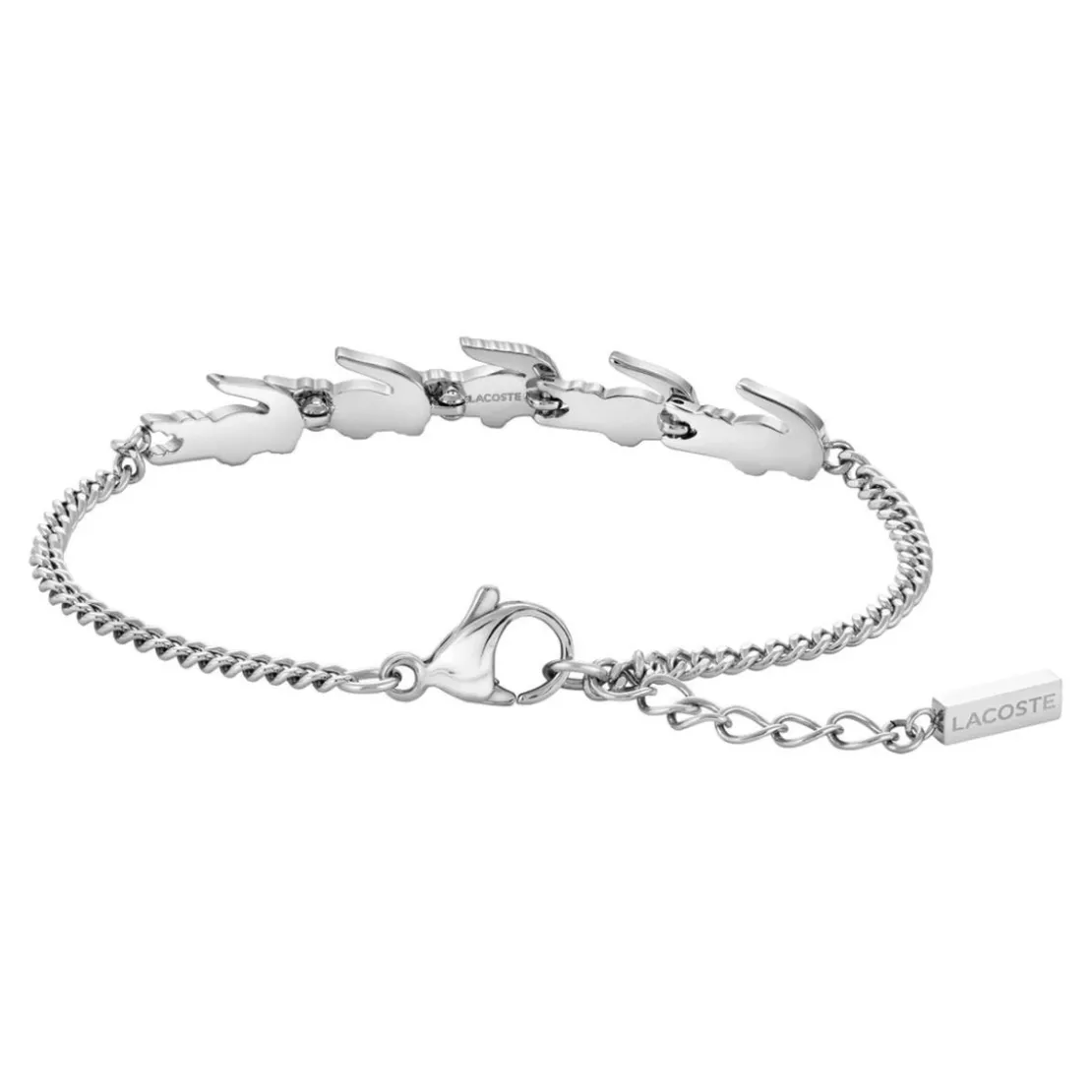 LacosteBracelet Femme Lacoste Crocodile - 2040509 Acier Argent