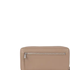 Lancaster MaroquinerieCompagnon Zippé Galet foncémenthe en cuir