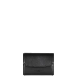 Lancaster MaroquineriePortefeuille noir Paris PM en cuir