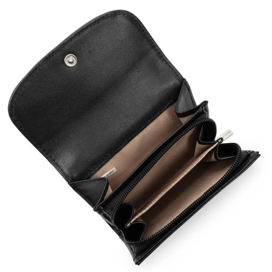 Lancaster MaroquineriePortefeuille noir Paris PM en cuir