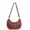 Lancaster MaroquinerieSac besace Zippé S Donna Aria rouge en cuir