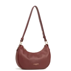 Lancaster MaroquinerieSac besace Zippé S Donna Aria rouge en cuir