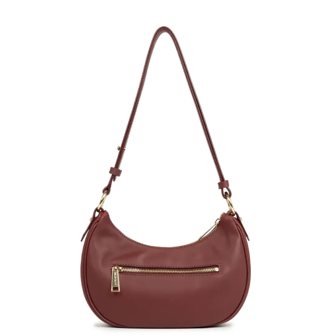 Lancaster MaroquinerieSac besace Zippé S Donna Aria rouge en cuir