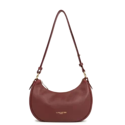 Lancaster MaroquinerieSac besace Zippé S Donna Aria rouge en cuir