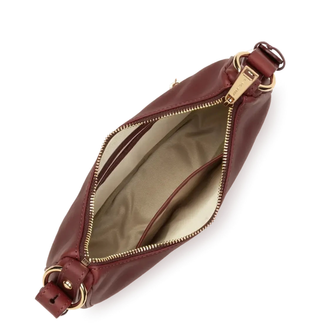 Lancaster MaroquinerieSac besace Zippé S Donna Aria rouge en cuir