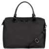 Lancaster MaroquinerieSac cabas collection Basic noir en tissu