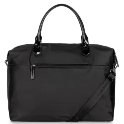 Lancaster MaroquinerieSac cabas collection Basic noir en tissu